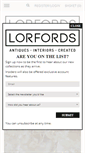 Mobile Screenshot of lorfordsantiques.com